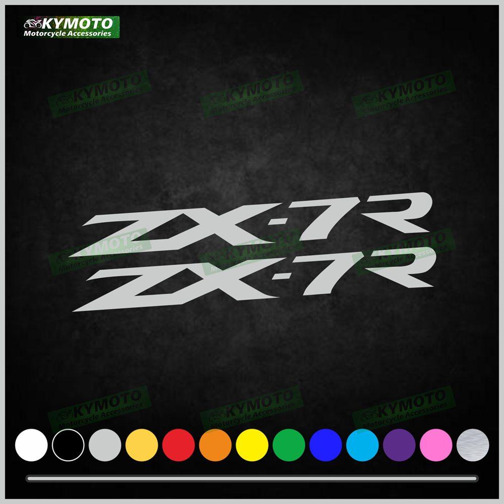 For ZX-7R ZX7R motorcycle accessories decals fairing decoration helmet fuel tank engine logo reflective waterproof sticker