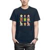 [Fine Plus] T-shirt Short Sleeve Super Mario Bros. Mario Dot Collection Retro Toy Character