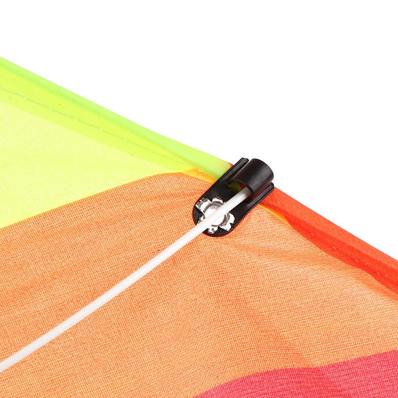 Colorful Triangle Rainbow Kite Flying Toys Kite For Children Kids With 30M Kite String Outdoor Fun Sports Kites Toys