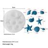 DIY Handmade Scented Candle Silicone Mold Ocean Series Shell Starfish Conch Pattern for Soap Resin Craft Home Art Projects