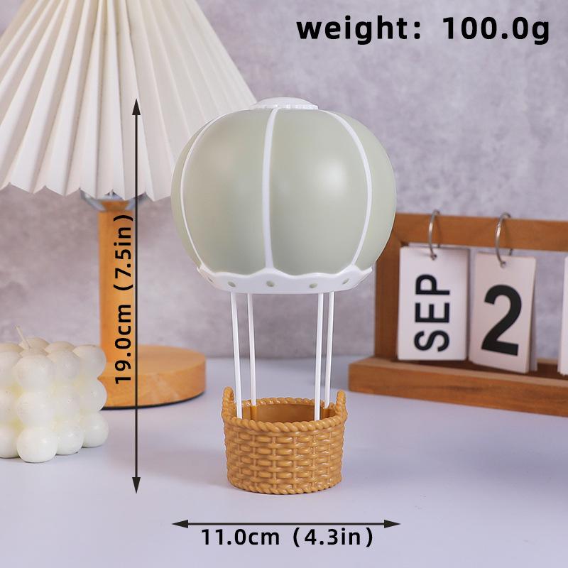 Blue Pink Hot Air Balloon Cake Topper Gender Reveal Party Cake Decoration Kids Boy Girls Birthday Party Supplies Baby Shower