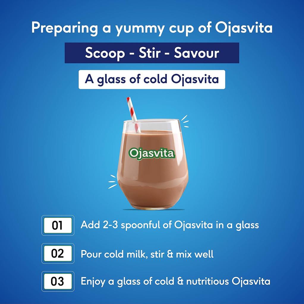 Sri Sri Tattva Ojasvita Порошковая смесь для напитка на основе солода Для ежедневной жизненной силы, концентрации и питания 200 г Упаковка 1 шт.