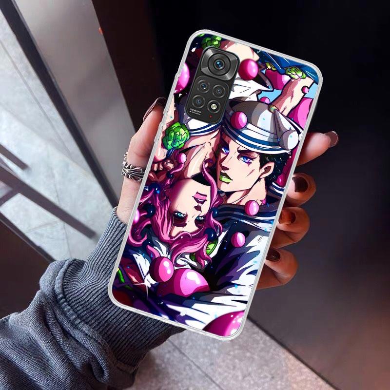 Чехол для телефона JoJo's Bizarre Adventure Горячий аниме-чехол для Xiaomi Poco X5 X6 X7 Pro F7 Ultra M7 Redmi 15C 15 13C 13 12C 12 10 10C 10A 9 9