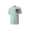 X First Mile Co-Branded Pocket Logo Solid Color Sports Short-Sleeve T-Shirt Men Tops Light-Green 532337-79