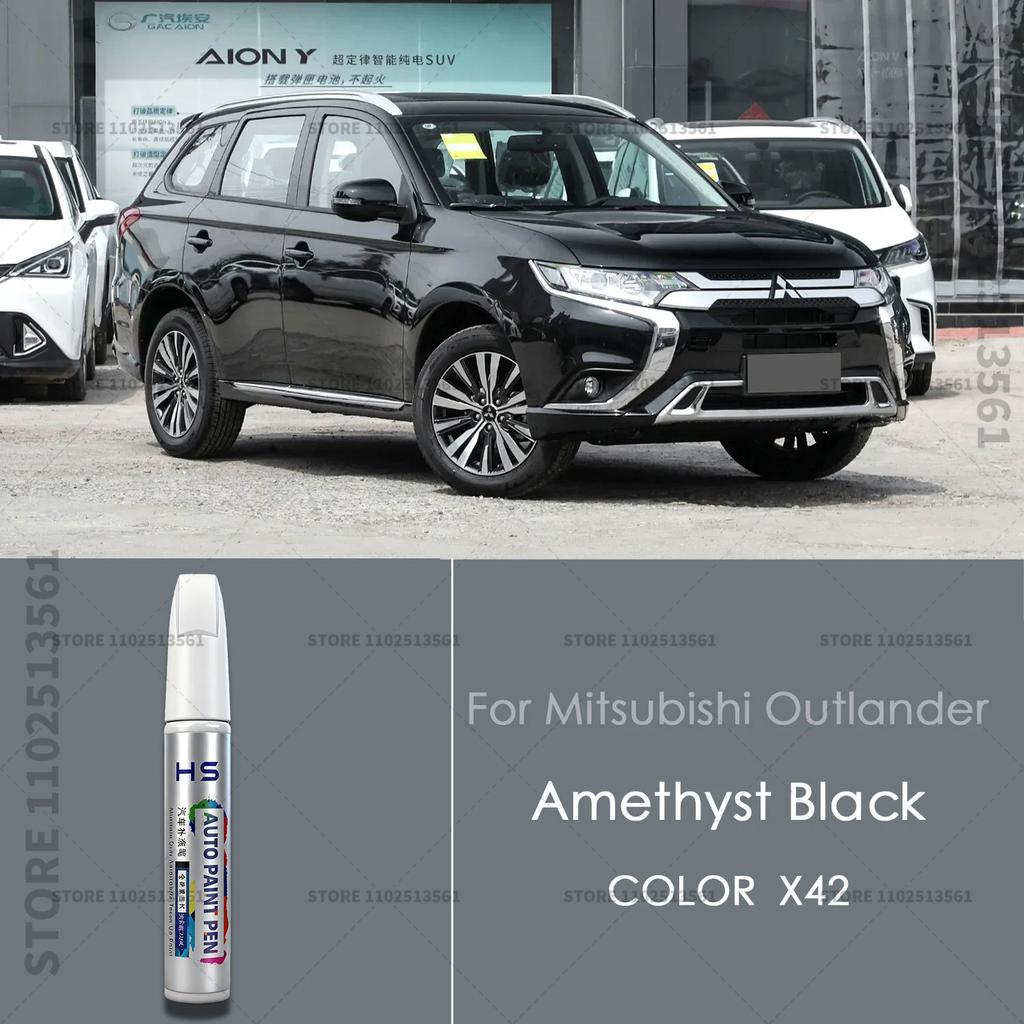 Car Paint Repair Pen For Mitsubishi Outlander Paint Scratch Repair Accessories White W85 Brown Black X42 Red P26 Gray