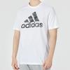Adidas Camo Logo Round Neck Short Sleeve T-shirt Men Tops White HL6930