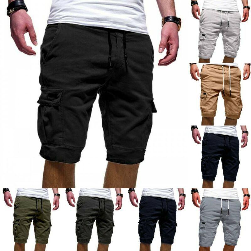 Удобные мужские шорты карго Летние повседневные спортивные штаны-джоггеры Армейские боевые брюки