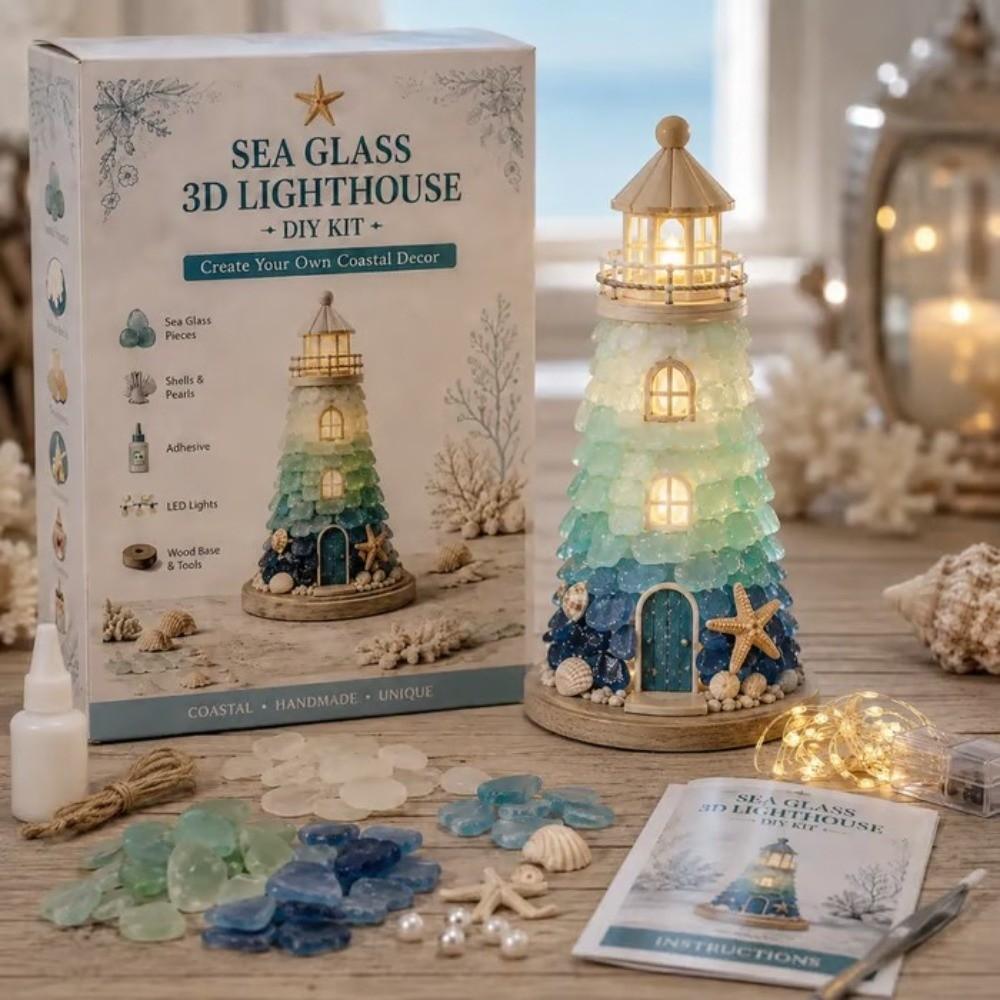 LED Lights Lighted Christmas Character Handmade Ocean Animal Art Making Home Decor