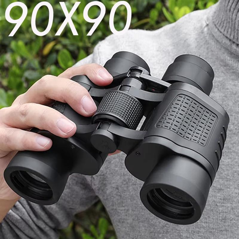 Бинокль 90x90 Дальнобойный Призма Bak4 HD Мощный Телескоп Оптическое Стекло Линза Для Пешего Туризма Путешествий Портативный Для Охоты Спортивный Прицел
