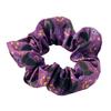 Fluffy Hair Scrunchies Halloween Ties, High Elasticity Scrunchies, Soft Stretchy Bands with Ghost Witch Hat Tie Bat Spider Web Design,