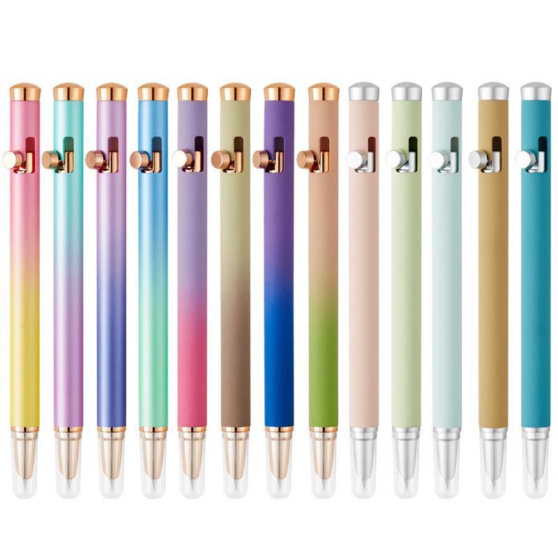 Сменная чернильная картриджная перьевая ручка - Двойное использование для студентов и каллиграфии, Высокий внешний вид, Градиентный цвет