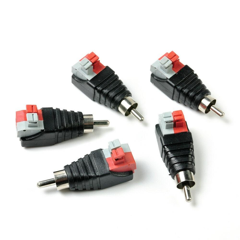 Быстрая установка 2PCS акустический провод AV-кабель к аудиоразъему