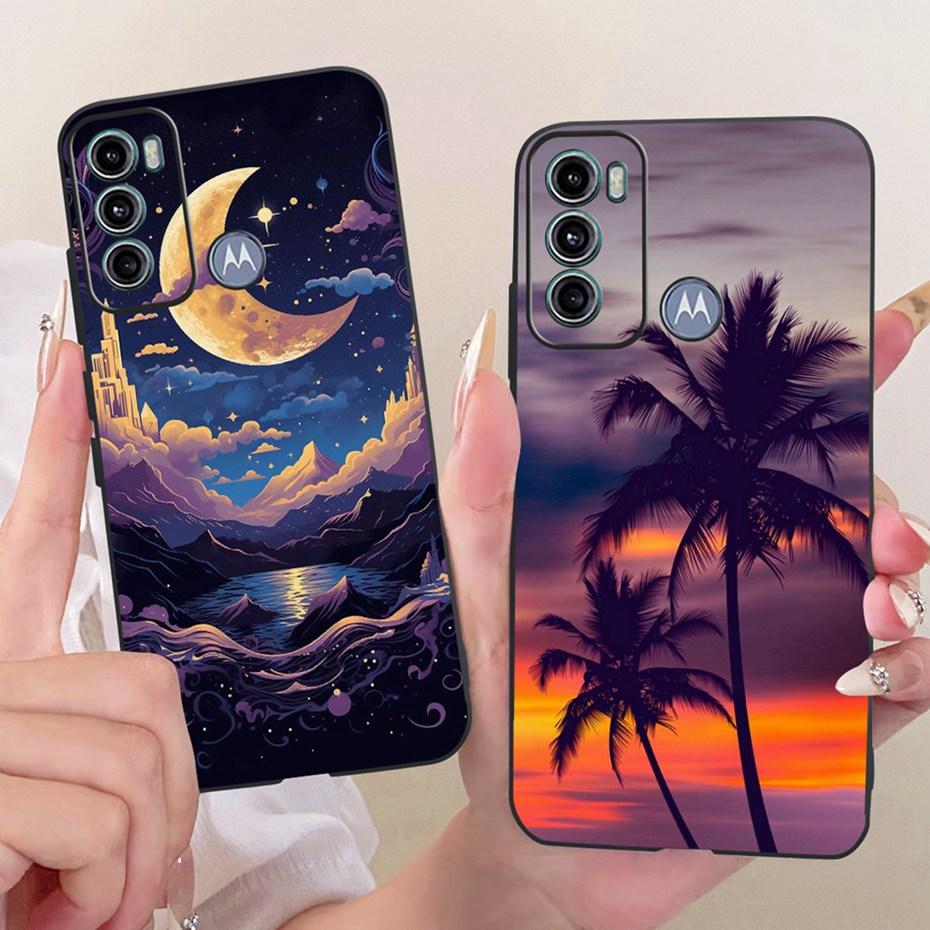 Fashion Cool Case For Motorola Moto G60 G40 Fusion Soft Black Silicone TPU Back Cover For MOTO G60 G40Fusion Phone Cases