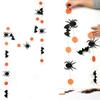 4Meter Halloween Hanging Garland Bunting Bat Pumpkin Ghosts Spider Paper Banner Halloween Party Decorations Horror Props