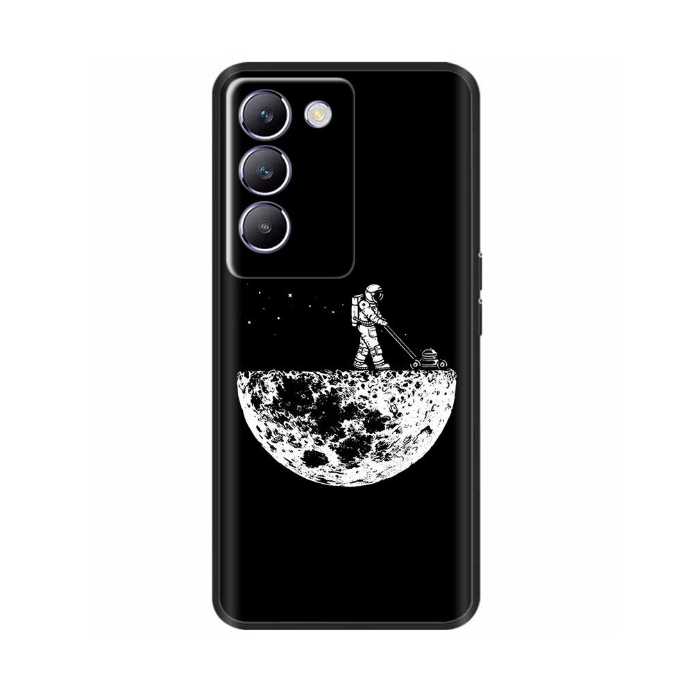 For Vivo V30 V40 SE Phone Case Shockproof Silicone Soft Bumper Cases For Vivo V40 SE V30 SE Luxury Painted Protection Back Cover
