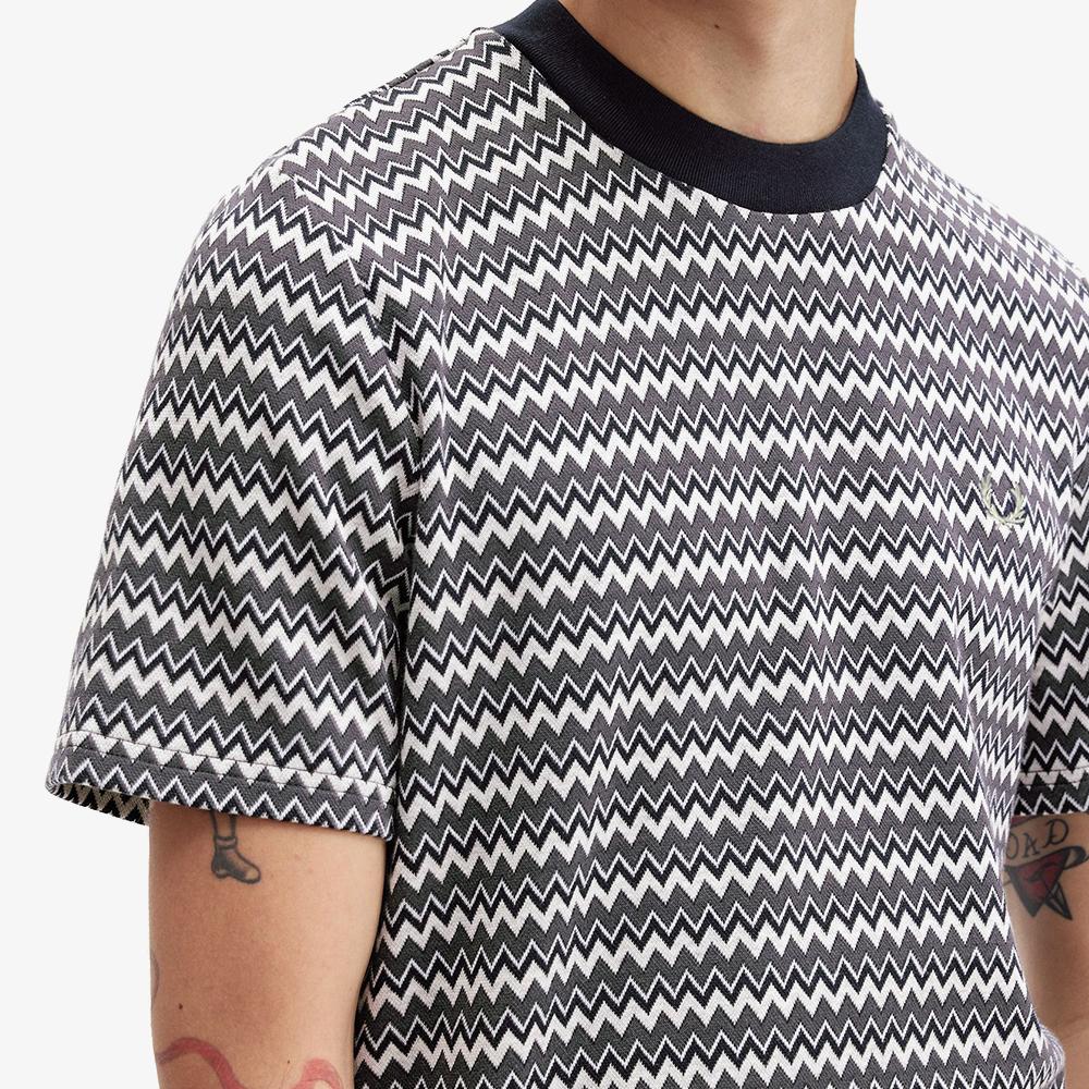 Fred Perry [Острая] Жаккардовая футболка (608) Afpm2438583-608