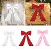 Large Ribbon Tie Bow Hanging Giant Room Decor Polyester Wall Accent for Christmas Holiday