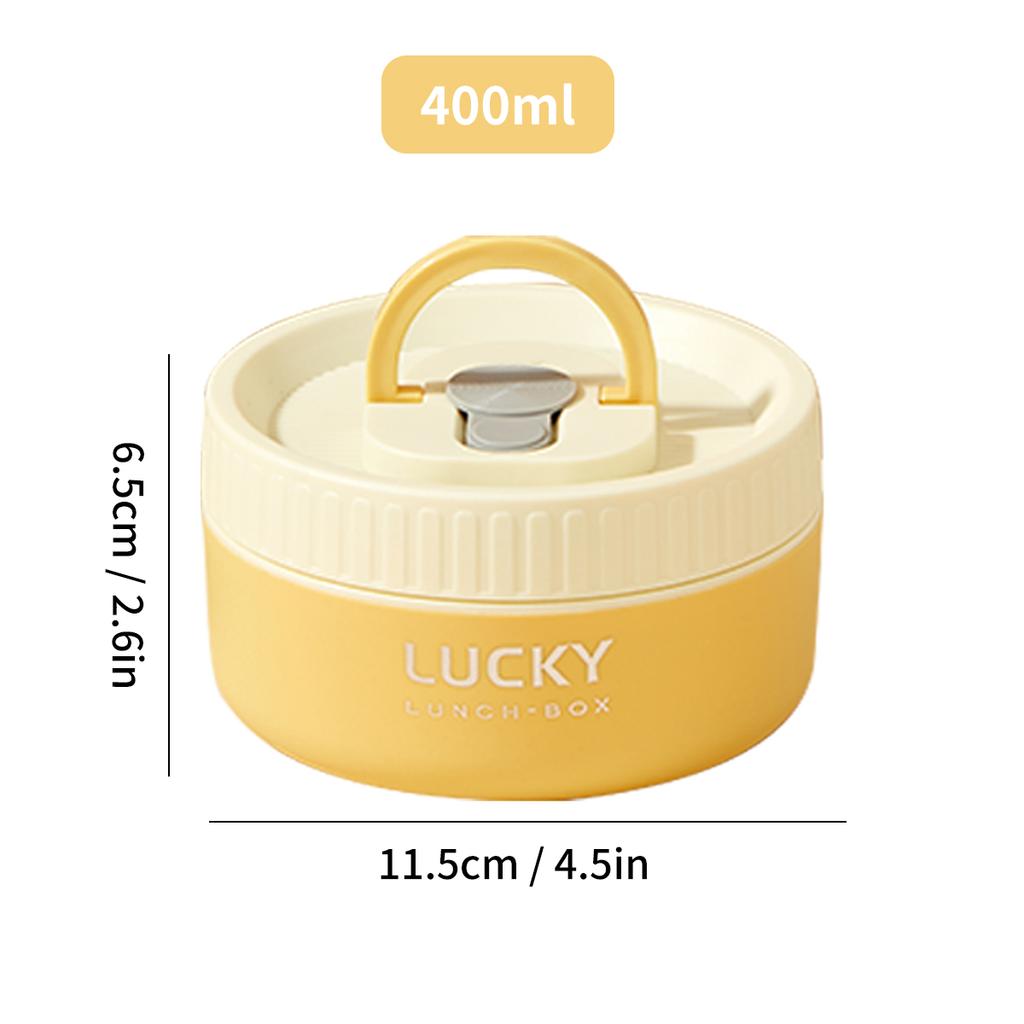 Insulated Bento Lunch Box With Tableware Microwave Safe Portable 304 Stainless Steel Food Storage Container Stackable