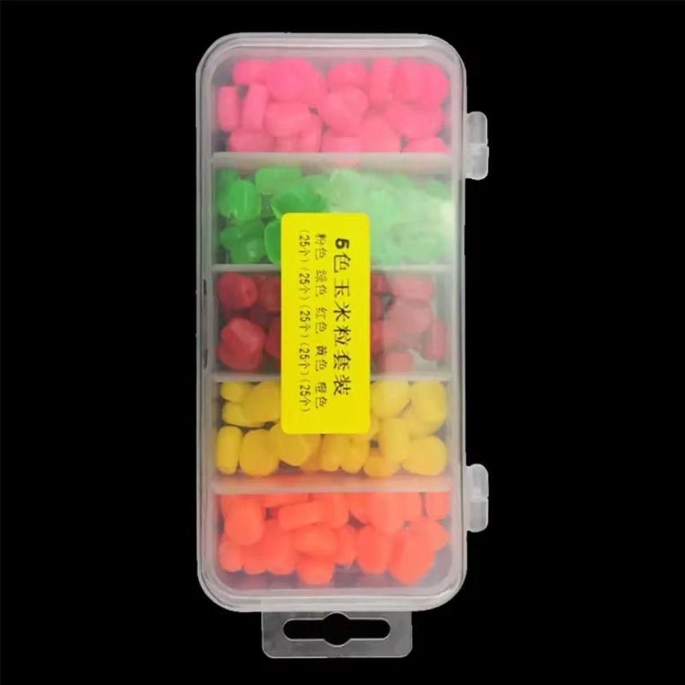 100PCS PVC Fishing Baits 1cm 0.3g Hinged Lures Vibrant Floating Baits Outdoor Fishing