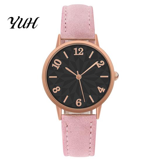 Women Casual Watch Faux Leather Strap Watch, Round Dial Quartz Band Watches Ladies Formal Wristwatch, Gifts for Her Lightweight