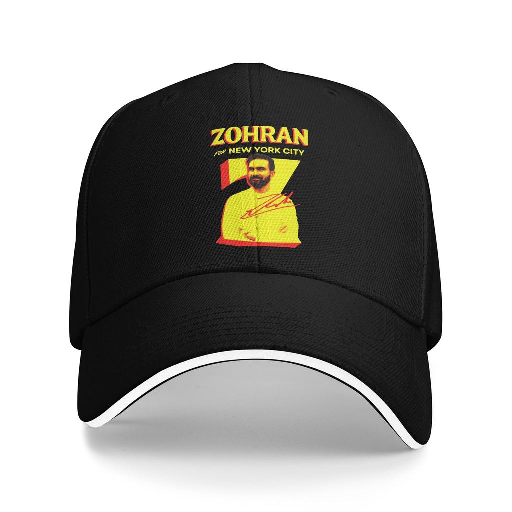 Baseball Cap Can Zohran Win Mamdani Democrat Men Trucker Hat Caps Hat Vintage Outdoor Running Golf Adjustable Fit Snapback Cap