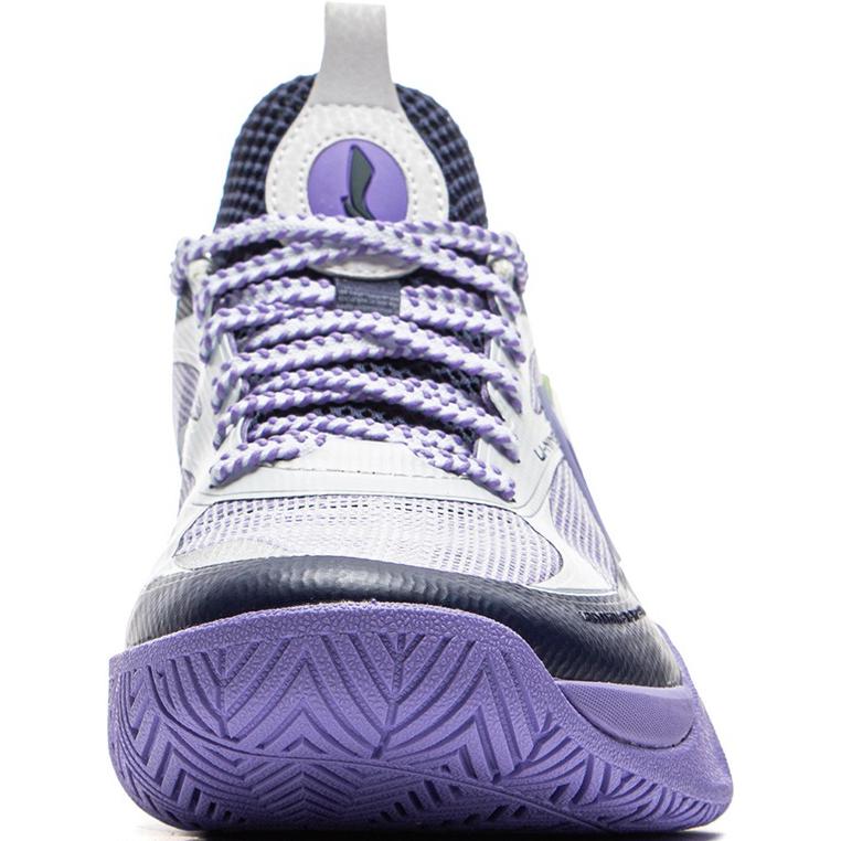 Li Ning Детские Wind Shadow 2.0 V2 Удобные Легкие Прочные Дышащие Низкие Баскетбольные Кроссовки Мужские кроссовки Белый Синий YKBV032-9