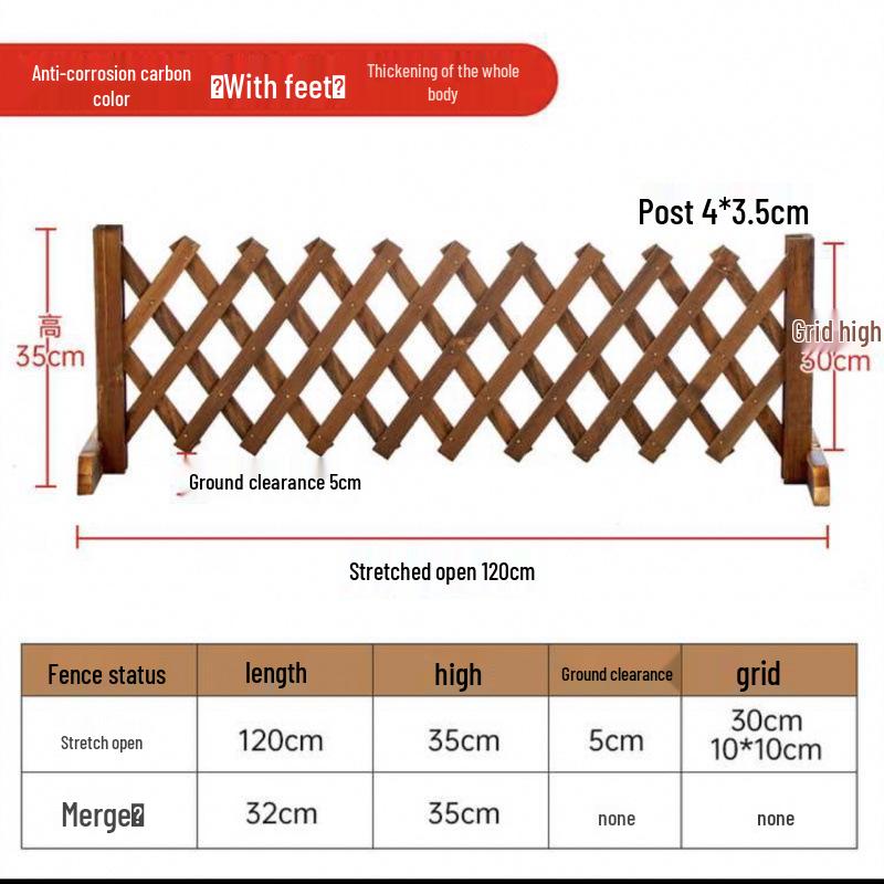 Уличный антикоррозийный раздвижной деревянный забор для сада, двора, крытого балкона и вольера для собак.
