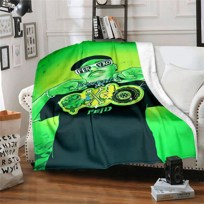 1pc Blanket Feid1 Print Design, Lightweight Blanket for Sofa, Bed- Soft &Warm, Gift for All Seasons like Christmas, Halloween