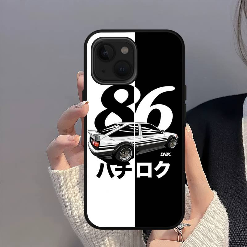 Чехол для телефона Initial D AE86 для iPhone Mini 11 12 13 14 15 16 Pro Max Plus