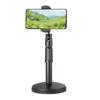 Mobile Phone Holder Universal Table Cell Phone Stand Retractable Adjustable Phone Mount for Live Broadcast Video