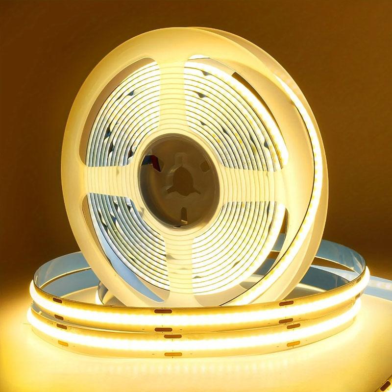 Светодиодная лента COB DC 5V USB сенсорный датчик диммер диодная лента DIY лампа подсветка телевизора RA90 гибкое освещение линейный декор для дома