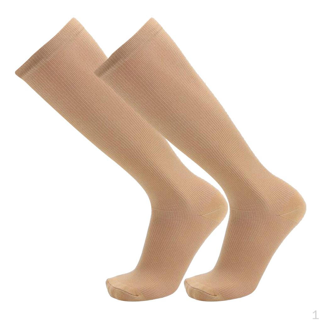 1 Pair Men Athletic Compression Socks Support Stockings Sleeve Ankle Care