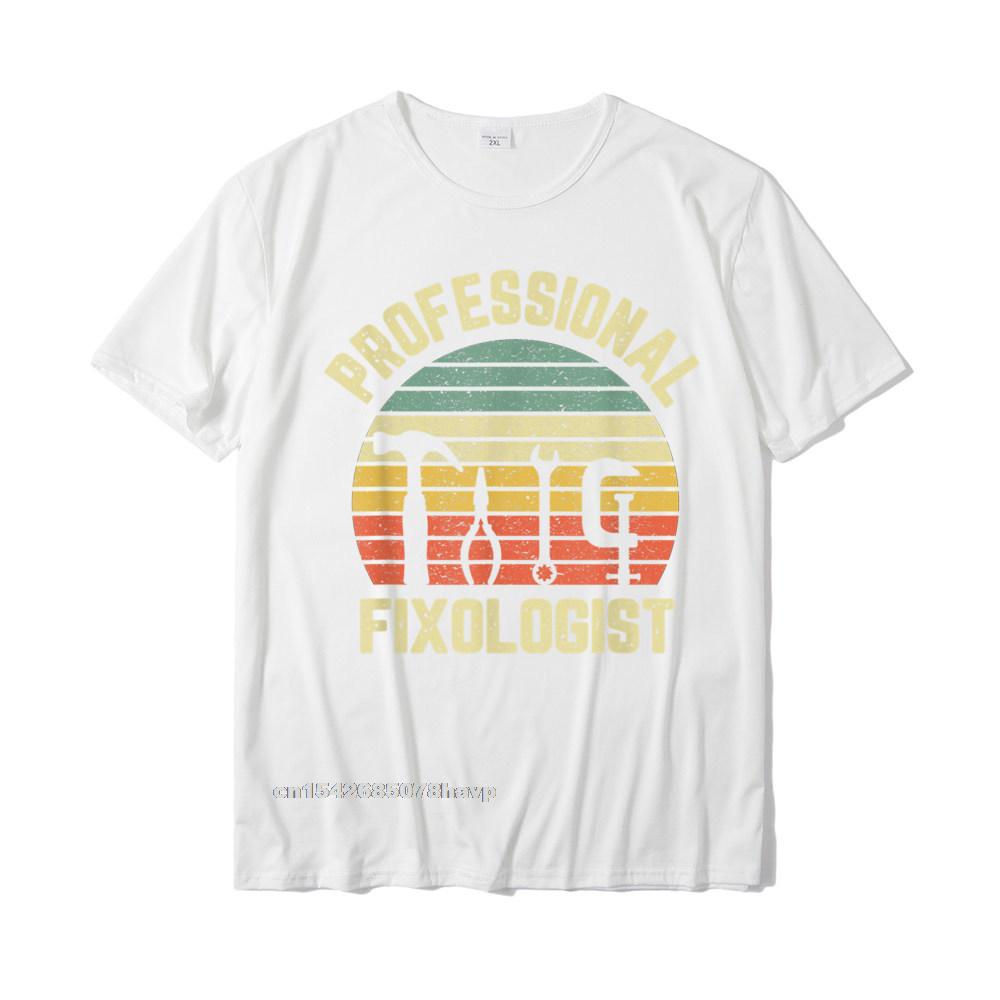 Funny HandyUnisex Shirt Professional Fixologist Tools RepairUnisex TShirt Summer Tees Cotton Unisex T Shirt Summer Prevailing