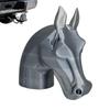 Trailer Hitch Dust Cover Exterior Decorative Horse Head Caps Trailer Hitch Receiver Cover For Cars Sedans Trucks Road Trips