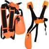 Adjustable Strimmer Harness Orange Trimmer Shoulder Strap Brush Cutter Strap  Trimmer
