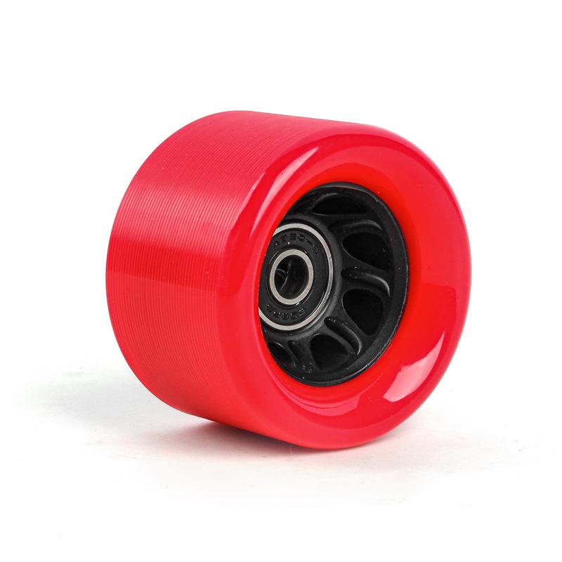 6242 Двухрядные роликовые коньки с полиуретановыми колесами без бликов - Колеса для скоростного катания на коньках и скейтборда 92A.