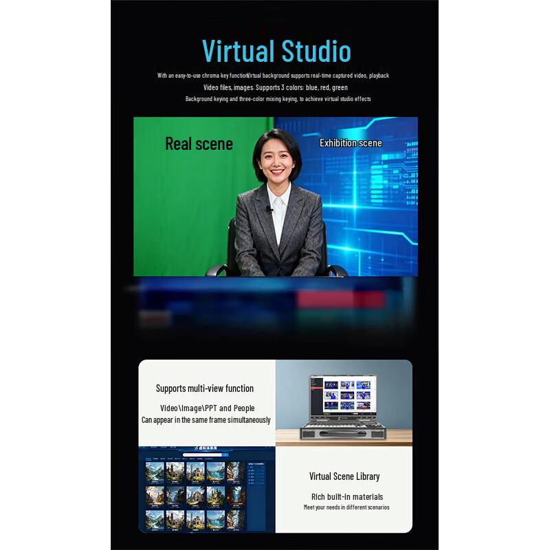 TianShiTong Ultra-Thin Portable Live Broadcast Production System