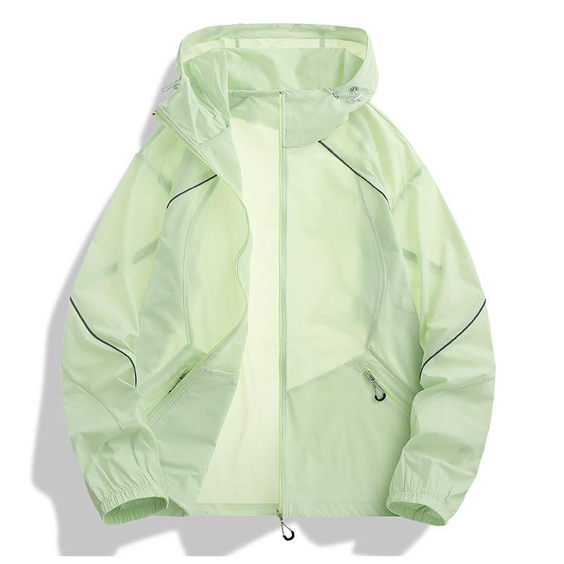 New summer couple sunscreen clothing for women's outdoor travel light and breathable couple UV protection cycling men's fishing clothing