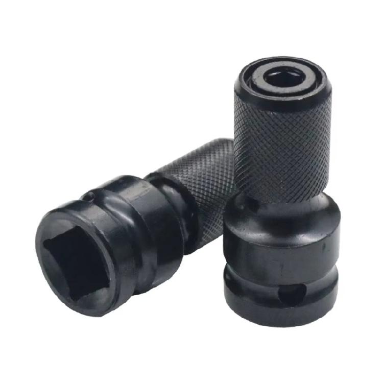 Impact Wrench Adapter 1/2Inch Square Drive to 1/4Inch Hex Socket Converter Attachment Quick Changing Drill Bit Holders