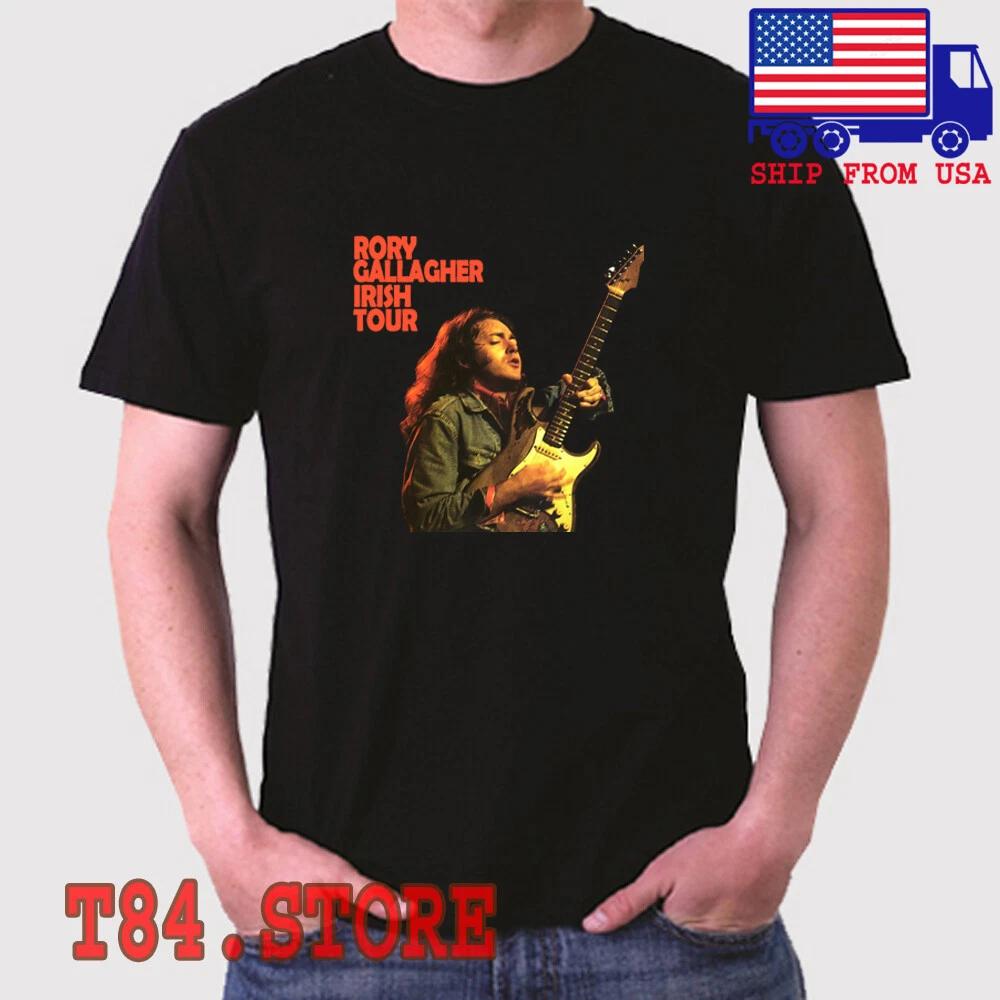 Rory Galagher Guitarist Men's Black Size S to 5XL