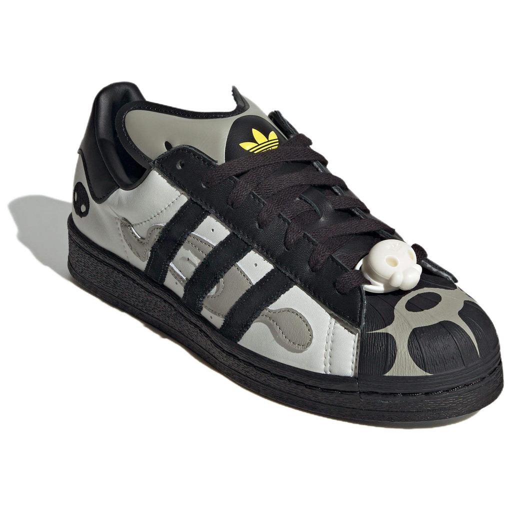 OFFGOD:TATE X Adidas Superstar 82 Orbit Grey Core Black Yellow Unisex Sneakers JQ8778