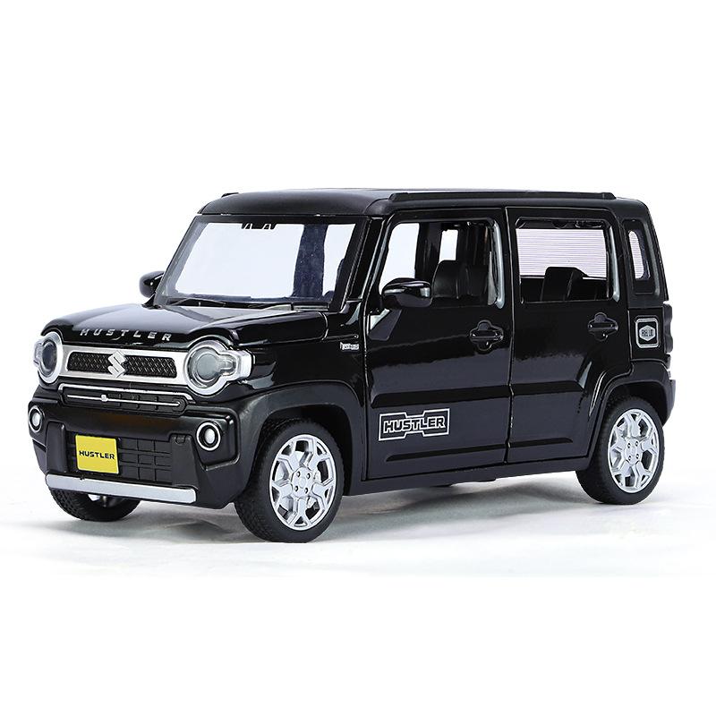 1/22 Suzuki Hustler SUV литая модель автомобиля со звуком и светом инерционный механизм детская игрушка коллекционная вещь подарок на день рождения