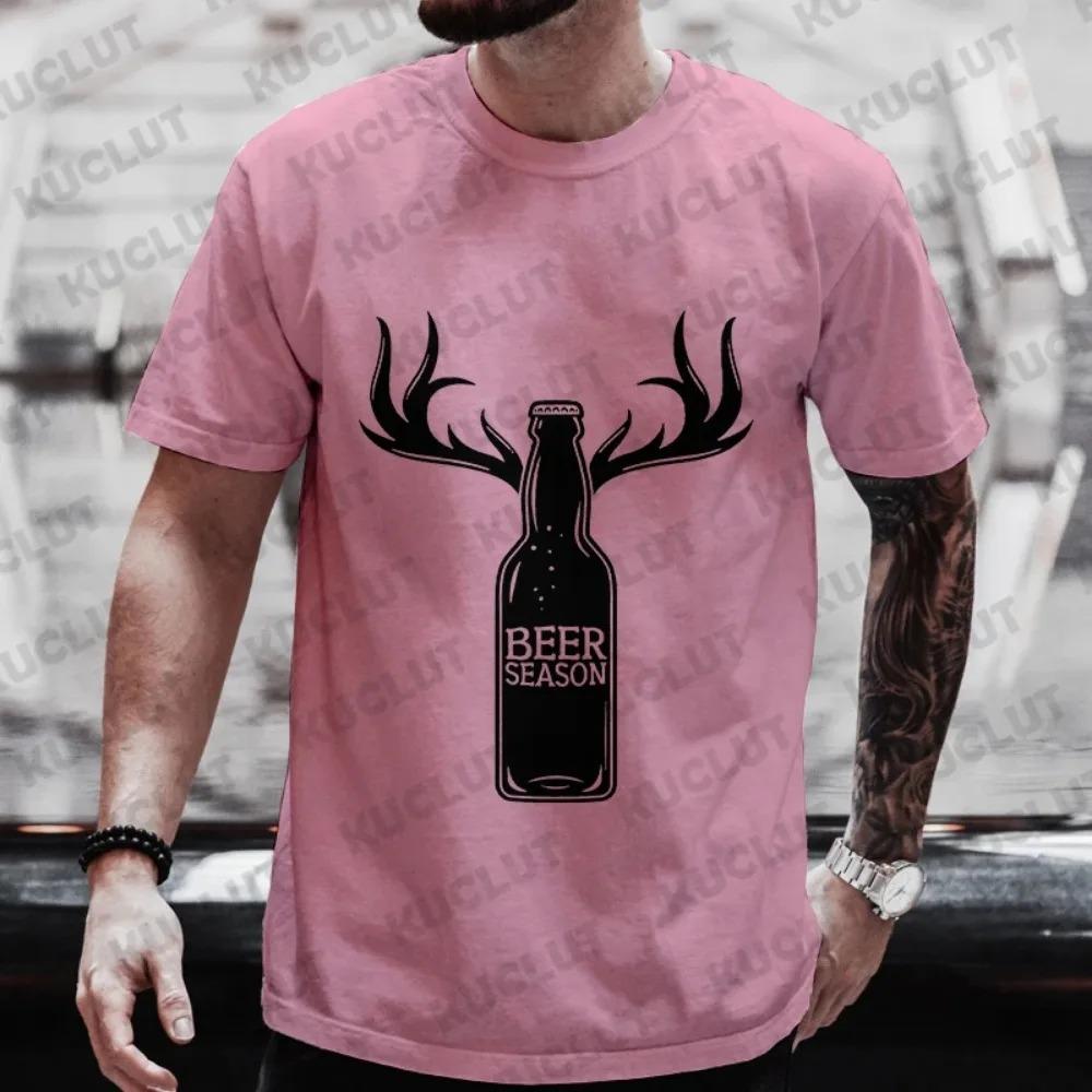 Мужские футболки Beer Season Fashion Graphic T Friends Shirt Single Farewell Bachelor Stag Party Tees Oversize Streetwear Y2k Tops