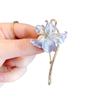 Enamel Shiny Flower Brooch, Three-dimensional Elegant Lotus Brooch for Women