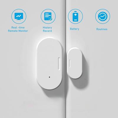 Tuya ZigBee Умный датчик двери окна и двери Детекторы открытия и закрытия Умный дом Безопасность Защита Сигнализация Система для Alexa Google