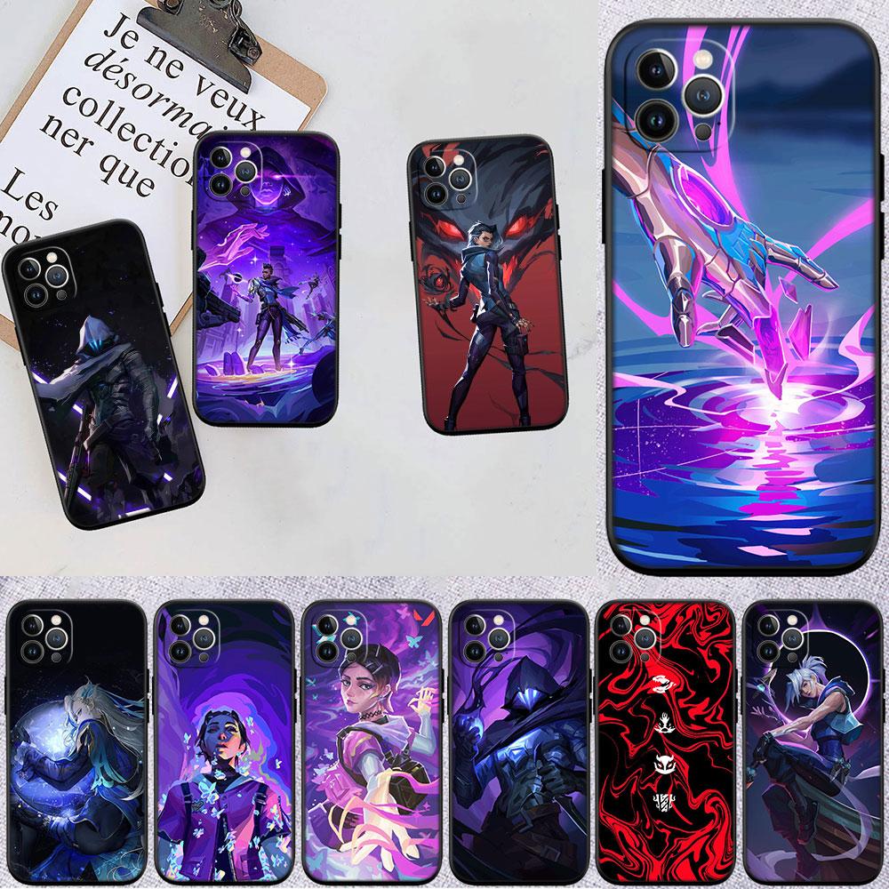 LO92 V-VALORANT Soft Shell Phone Case for Redmi Note 13 14 Pro+ Plus A3 A3X 13X 13C 13R 14S 14C 14R
