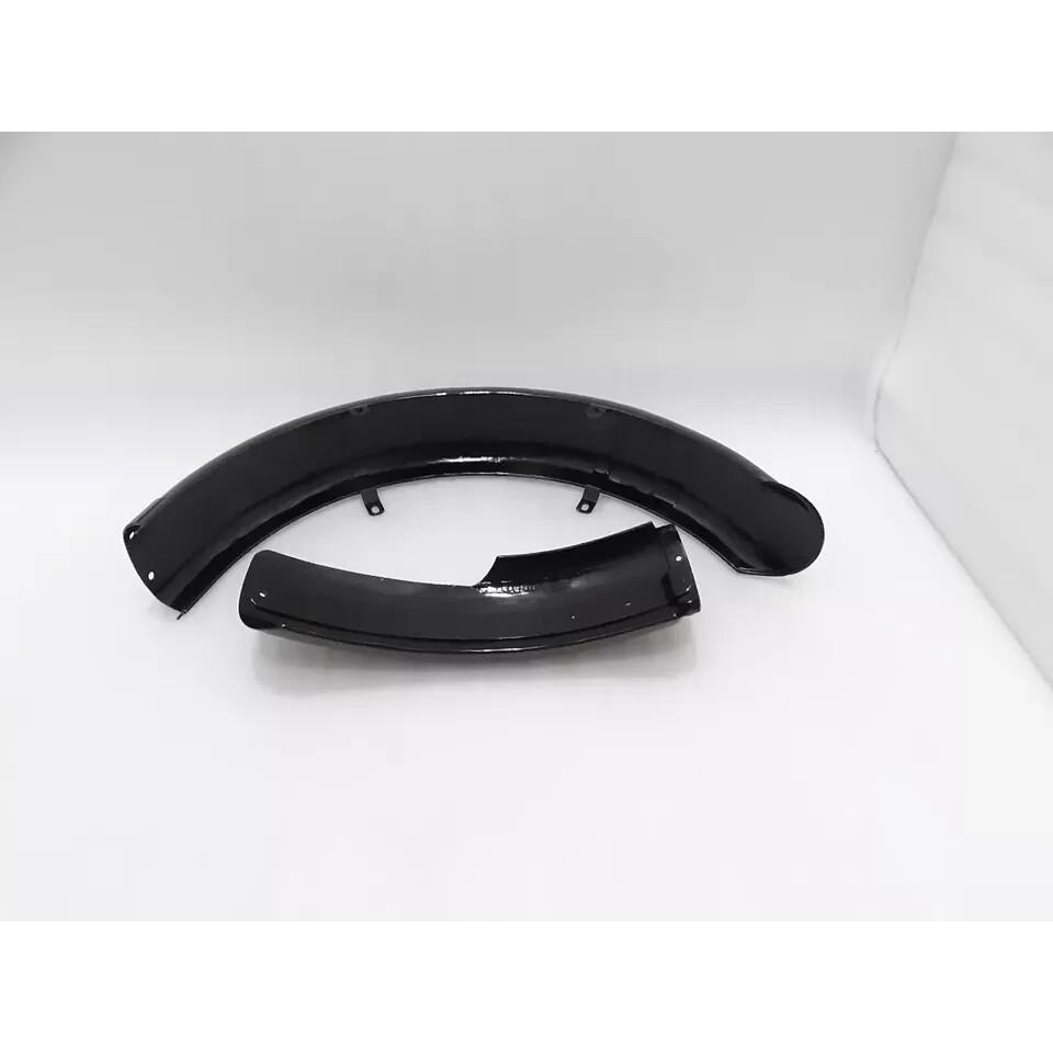 MATCHLESS G3L AJS 16M MILITARY MODEL BLACK PAINTED MUDGUARD SET & STAY |Fit For