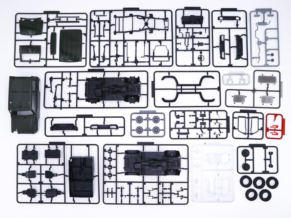 Scale NEXT Series 23 Suzuki Jimny Sierra JB74 Plastic Model Kit 1/24 No. (Jungle Green)