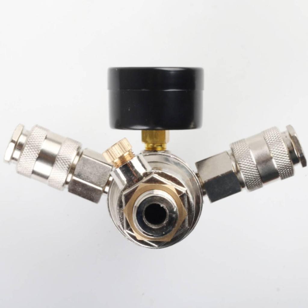 Air Pressure Regulator Gauge with Water Oil Separator Control Tool for
