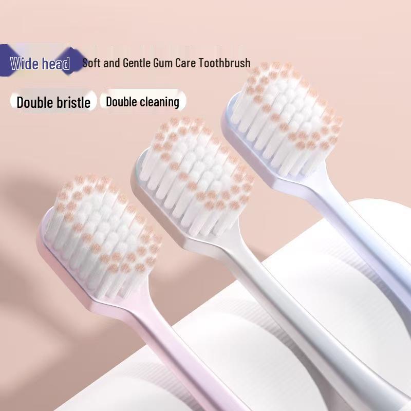 Мягкая зубная щетка для взрослых Mountain Toothbrush, семейная упаковка для домашнего использования